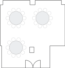 Banket yuvarlak masa