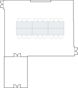 Configuração de sala de reuniões