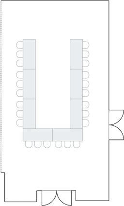 П-образная рассадка