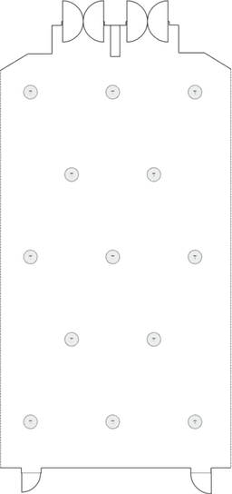 En mesitas de cóctel circulares