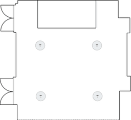 En mesitas de cóctel circulares