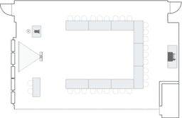 П-образная рассадка