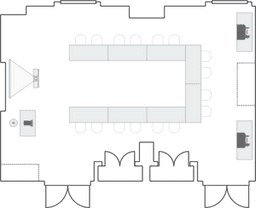 П-образная рассадка