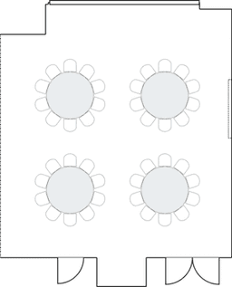 โต๊ะกลมแบบ Banquet