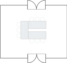 П-образная рассадка