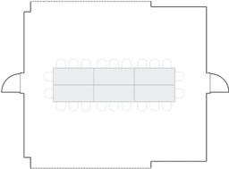 Configuração de sala de reuniões