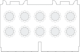 Banket yuvarlak masa