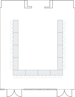 П-образная рассадка