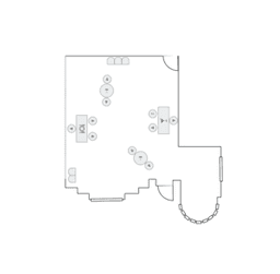 Kokteyl yuvarlak masa