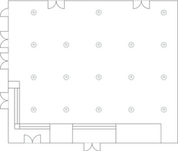 En mesitas de cóctel circulares