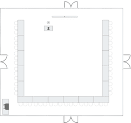 П-образная рассадка