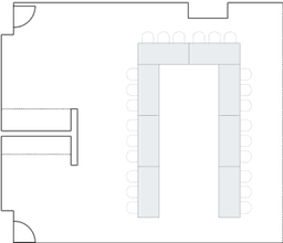 П-образная рассадка
