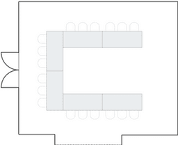 П-образная рассадка