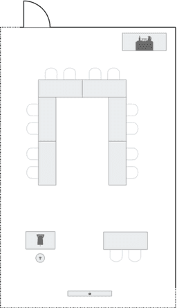 П-образная рассадка