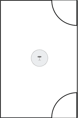 Mesas redondas de coquetel