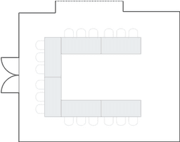 П-образная рассадка