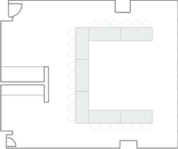 П-образная рассадка