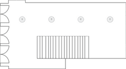 En mesitas de cóctel circulares