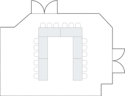 П-образная рассадка