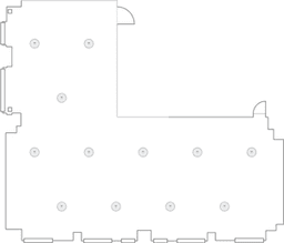 En mesitas de cóctel circulares