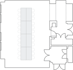 Configuração de sala de reuniões