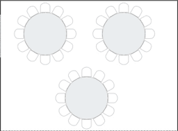 Banket yuvarlak masa