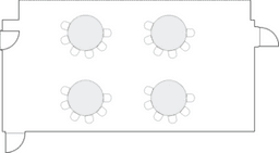 Semicírculos crecientes (Cabaret)