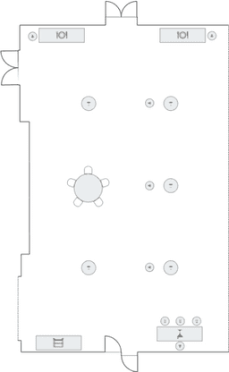 โต๊ะกลมแบบ Cocktail