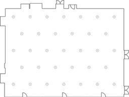 En mesitas de cóctel circulares