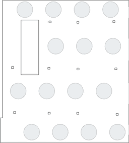 Mesas redondas de coquetel