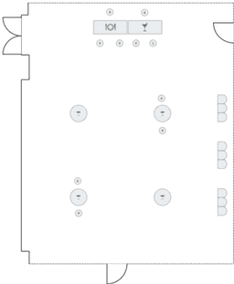 Коктейльные круглые столы