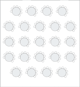 Semicírculos crecientes (Cabaret)