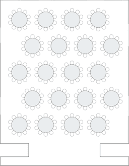 Banket yuvarlak masa