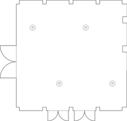 Mesas redondas de coquetel