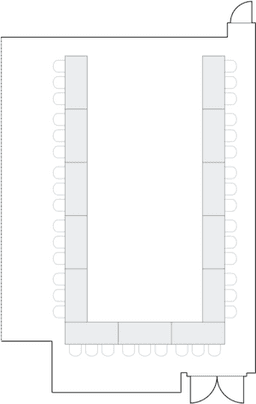 П-образная рассадка