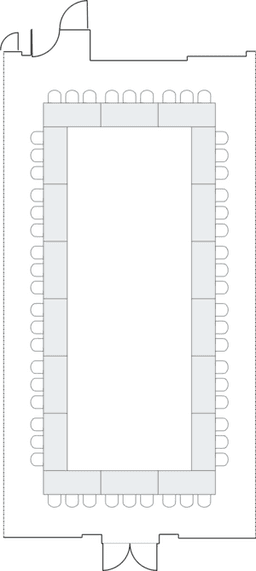 Ferro di cavallo chiuso