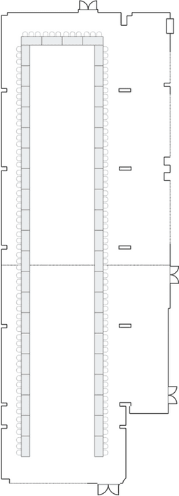 П-образная рассадка