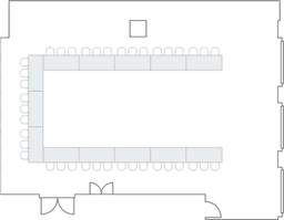 П-образная рассадка