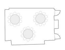 Banket yuvarlak masa