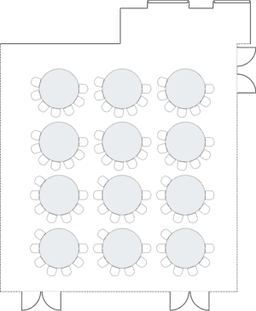 Semicírculos crecientes (Cabaret)