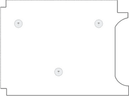 En mesitas de cóctel circulares