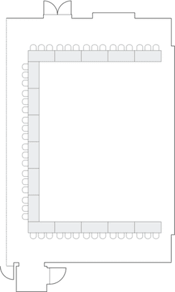 П-образная рассадка