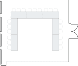 П-образная рассадка
