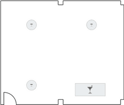 Kokteyl yuvarlak masa