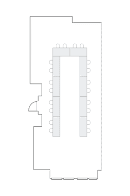 П-образная рассадка