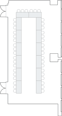 П-образная рассадка