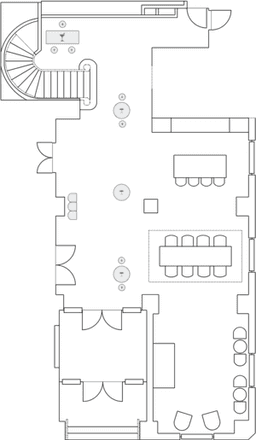 Коктейльные круглые столы