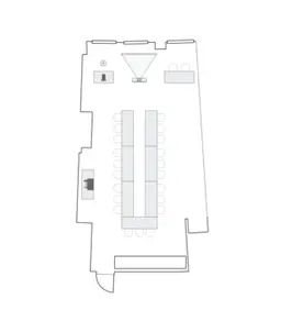 П-образная рассадка