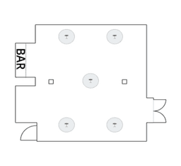 โต๊ะกลมแบบ Cocktail