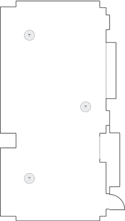 En mesitas de cóctel circulares